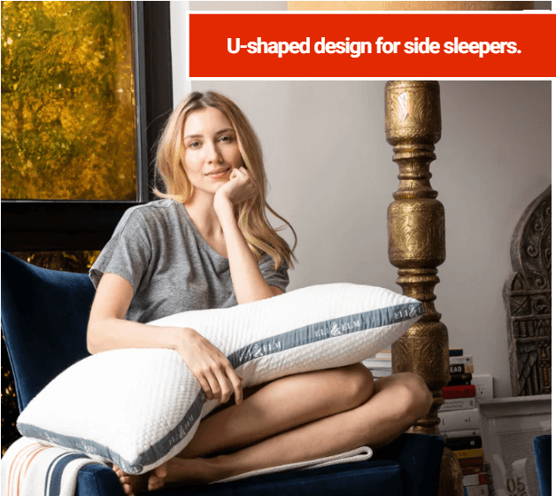 Eli & Elm U-shaped side sleeper pillow