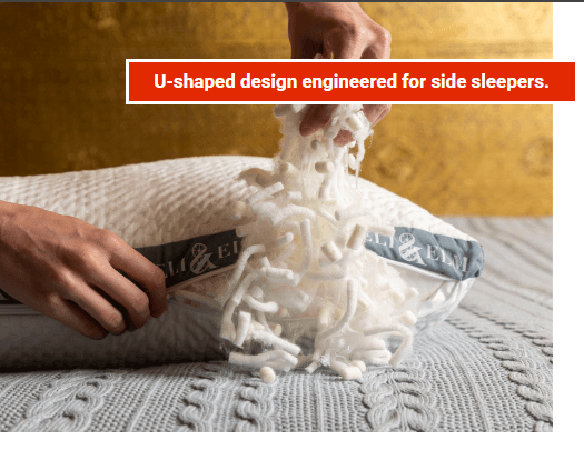 Eli & Elm Side Sleeper pillow