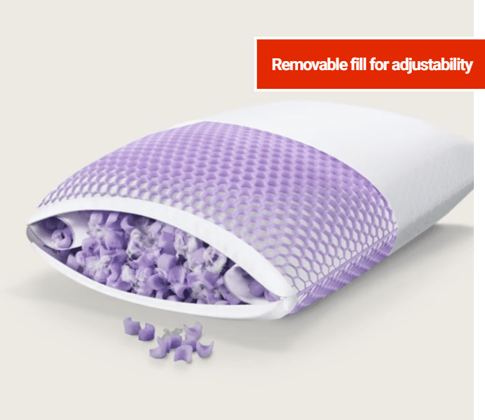Purple Freeform pillow