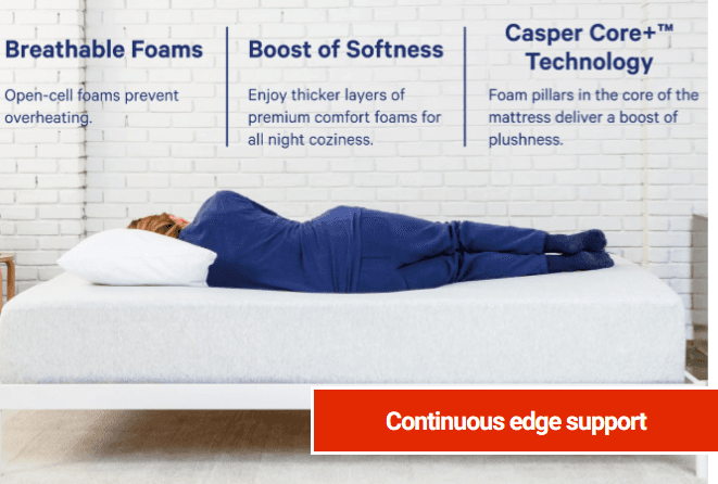 Casper Cloud One memory foam mattress